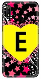 Amazon Brand - Solimo Designer Heart Pattern Alphabet-E 3D Printed Hard Back Case Mobile Cover for Realme 3 / Realme 3i