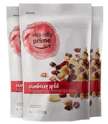 Wickedly Prime Trail Mix, Cranberry Split, 8 Ounce (Pack of 3)