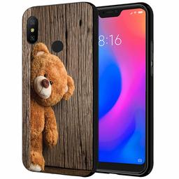 Amazon Brand - Solimo Designer Teddy Bear Printed Hard Back Case Mobile Cover for Redmi 6 Pro