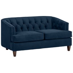 Amazon Brand – Stone & Beam Leila Tufted Living Room Loveseat Sofa Couch, 69