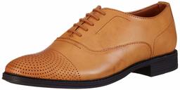 Amazon Brand - Symbol Men's Tan Synthetic Formal Shoes - 10 UK (AZ-KY-337C)