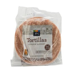 365 Everyday Value, Handmade 100% Whole Wheat Tortillas, 8