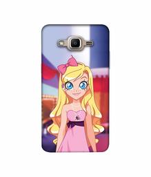 Amazon Brand - Solimo Designer Small Princess Vector 3D Printed Hard Back Case Mobile Cover for Samsung Galaxy J2 Prime