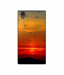 Amazon Brand - Solimo Designer Group Birds 3D Printed Hard Back Case Mobile Cover for Sony Xperia L1