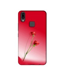 Amazon Brand - Solimo Designer Red Roses 3D Printed Hard Back Case Mobile Cover for Vivo V9 / V9 Pro