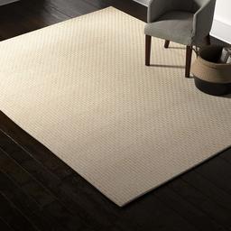 Amazon Brand – Rivet Textured Zen Hand-Woven Jute Area Rug, 7'6'' x 9'6'', Champagne