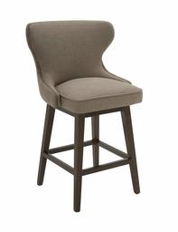 Amazon Brand – Stone & Beam Louise Memory Swivel Counter-Height Barstool, 38.2