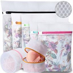 UMI. by Amazon - Sac à Linge en nid d'abeille pour Ranger ou Laver Le Chandail, Chemisier délicat, Bonneterie, sous-vêtements et Soutien-Gorge, Sac pour l'organisation de Stockage de Voyage, 7 pièces