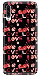 Amazon Brand - Solimo Designer Love Pattern Design 3D Printed Hard Back Case Mobile Cover for Samsung Galaxy A30s