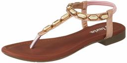 Flavia Women's R-Gold Fashion Sandals- 4 UK (36 EU) (5 US) (FL/216/R-GLD)