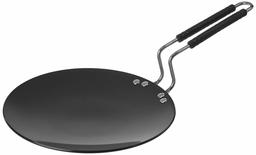 Amazon Brand - Solimo Hard Anodized Roti Tawa with Bakelite Wire Handle (28cm, 4mm thickness)