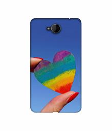 Amazon Brand - Solimo Designer Heart 3D Printed Hard Back Case Mobile Cover for Microsoft Lumia 650