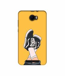 Amazon Brand - Solimo Designer Boy Shoes Pattern UV Printed Soft Back Case Mobile Cover for Karbonn K9 Viraat