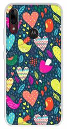 Amazon Brand - Solimo Designer Multicolor Love Bird Design Printed Soft Back Case Mobile Cover for Motorola Moto E6s / Motorola Moto E6 Plus