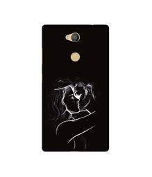 Amazon Brand - Solimo Designer Kissing Couple 3D Printed Hard Back Case Mobile Cover for Sony Xperia L2