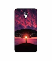 Amazon Brand - Solimo Designer Nature Digital Painting 3D Printed Hard Back Case Mobile Cover for Micromax Canvas Unite 2 A106