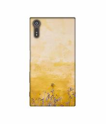 Amazon Brand - Solimo Designer Dry Flower On Wall 3D Printed Hard Back Case Mobile Cover for Sony Xperia XZ Dual