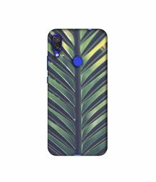 Amazon Brand - Solimo Designer Leaf Texture 3D Printed Hard Back Case Mobile Cover for Xiaomi Redmi Note 7 Pro