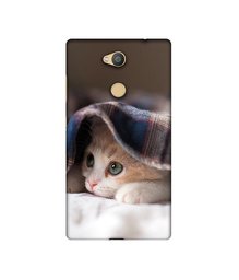 Amazon Brand - Solimo Designer Sleepy Kitten 3D Printed Hard Back Case Mobile Cover for Sony Xperia L2