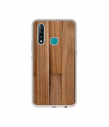 Amazon Brand - Solimo Designer Wooden Art UV Printed Soft Back Case Mobile Cover for Vivo Z1 Pro