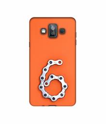 Amazon Brand - Solimo Designer Number Six 3D Printed Hard Back Case Mobile Cover for Samsung Galaxy J7 Duo