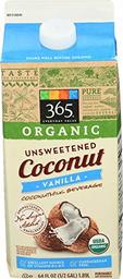 365 Everyday Value, Organic Unsweetened Vanilla Coconut milk Beverage, 64 fl oz