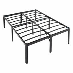 AmazonBasics Heavy Duty Non-Slip Bed Frame with Steel Slats, Easy Assembly - 18