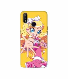 Amazon Brand - Solimo Designer Singing Girl Vector 3D Printed Hard Back Case Mobile Cover for Realme 3 Pro