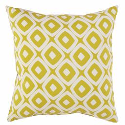 Amazon Brand – Rivet Modern Graphic Outdoor Throw Pillow - 17 x 17 Inch, Acid Green