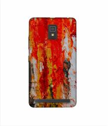 Amazon Brand - Solimo Designer Orange Color Spread 3D Printed Hard Back Case Mobile Cover for Lenovo A6600