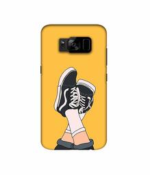 Amazon Brand - Solimo Designer Boy Shoes Pattern 3D Printed Hard Back Case Mobile Cover for Samsung Galaxy S8 Plus