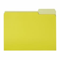 AmazonBasics File Folder - Color, 1/3 Tab, Yellow, Letter, 36-Pack