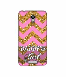 Amazon Brand - Solimo Designer Daddy's Girl 3D Printed Hard Back Case Mobile Cover for Micromax Canvas Spark Q380