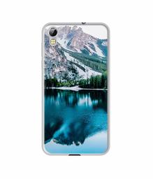 Amazon Brand - Solimo Designer Lake Mountain UV Printed Soft Back Case Mobile Cover for Techno i3