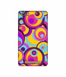 Amazon Brand - Solimo Designer Multicolor Circle 3D Printed Hard Back Case Mobile Cover for Gionee Marathon M5 lite