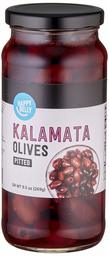 Amazon Brand - Happy Belly Olives, Pitted Kalamata, 9.5 Ounce