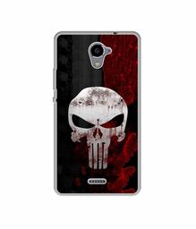 Amazon Brand - Solimo Designer Punisher Skull UV Printed Soft Back Case Mobile Cover for Panasonic Eluga Ray X