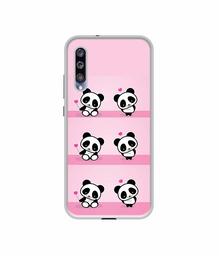 Amazon Brand - Solimo Designer Panda Pattern UV Printed Soft Back Case Mobile Cover for Mi A3