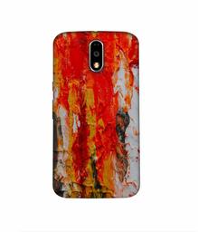 Amazon Brand - Solimo Designer Orange Color Spread 3D Printed Hard Back Case Mobile Cover for Motorola Moto G4 Plus