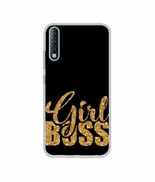 Amazon Brand - Solimo Designer Sparkle Girl Boss UV Printed Soft Back Case Mobile Cover for Tecno Phantom 9