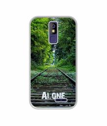 Amazon Brand - Solimo Designer Alone UV Printed Soft Back Case Mobile Cover for Panasonic P100