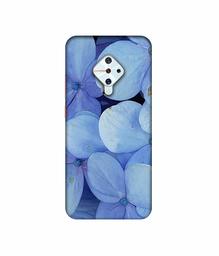 Amazon Brand - Solimo Designer Light Blue Flower Photography 3D Printed Hard Back Case Mobile Cover for Vivo S1 Pro