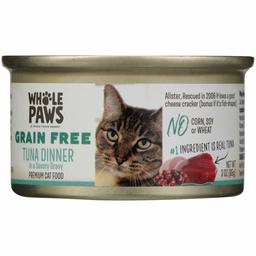 WHOLE PAWS Tuna Recipe in a Savory Broth Cat Food, 3 OZ