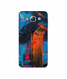 Amazon Brand - Solimo Designer Brush Texture 3D Printed Hard Back Case Mobile Cover for Samsung Galaxy E5