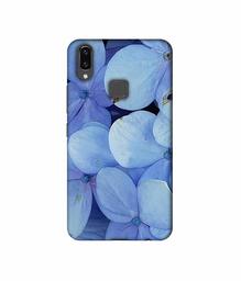 Amazon Brand - Solimo Designer Light Blue Flower Photography 3D Printed Hard Back Case Mobile Cover for Vivo V9 / V9 Pro