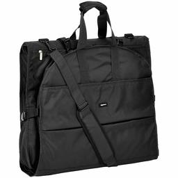 AmazonBasics Premium Tri-Fold Garment Bag, Black - 66