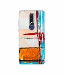 Amazon Brand - Solimo Designer Glass Paint 3D Printed Hard Back Case Mobile Cover for Nokia 3.1 Plus