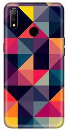 Amazon Brand - Solimo Designer Triangle Pattern 3D Printed Hard Back Case Mobile Cover for Realme 3 / Realme 3i