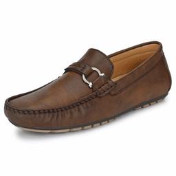 Chadstone Men's Brown Loafers-6 UK (40 EU) (CH 105)