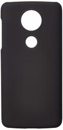 Amazon Brand - Solimo Mobile Cover (Hard Back & Slim) for Moto E5 Plus (Black)